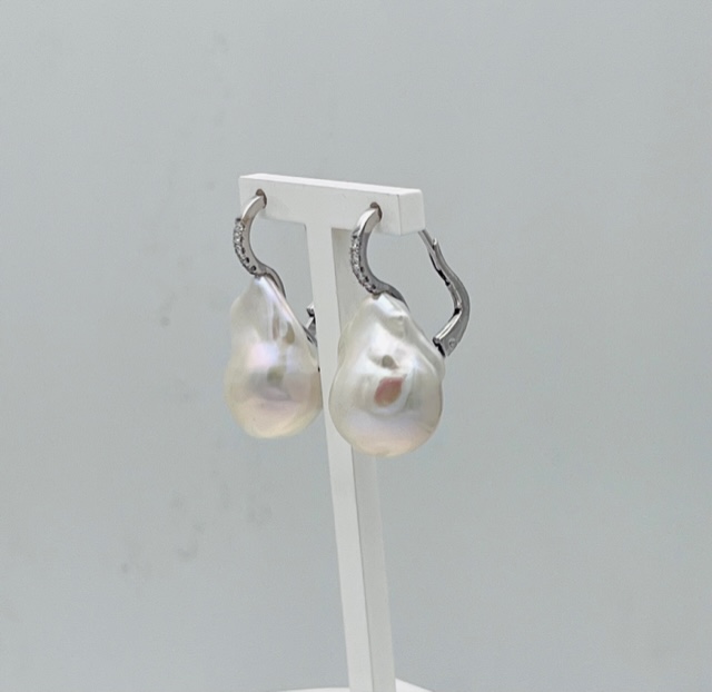 Earrings for skirmishes and diamonds art.ORP266-2