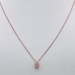 Rose Gold and NARCISO Diamonds Point Light Pendant Art. CD1028