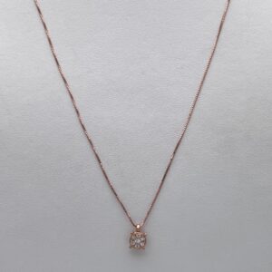 Pendente punto luce oro rosa e diamanti NARCISO Art.CD1021