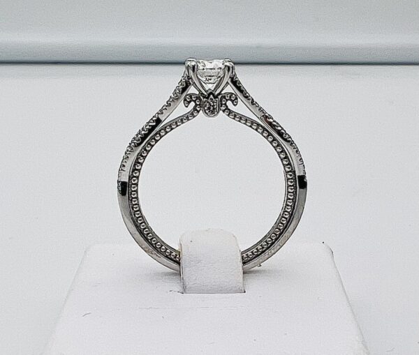 Anello solitario BAROCCO oro e diamanti art.598A