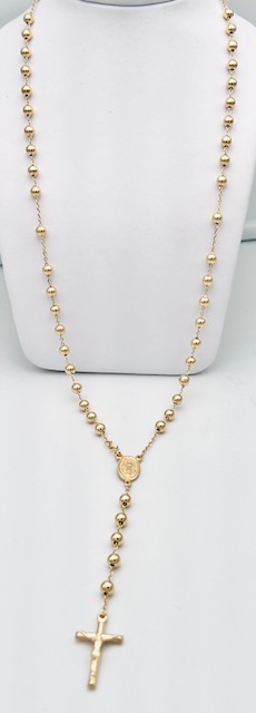 Rosario gold chain necklace 750% Art. ROOG02
