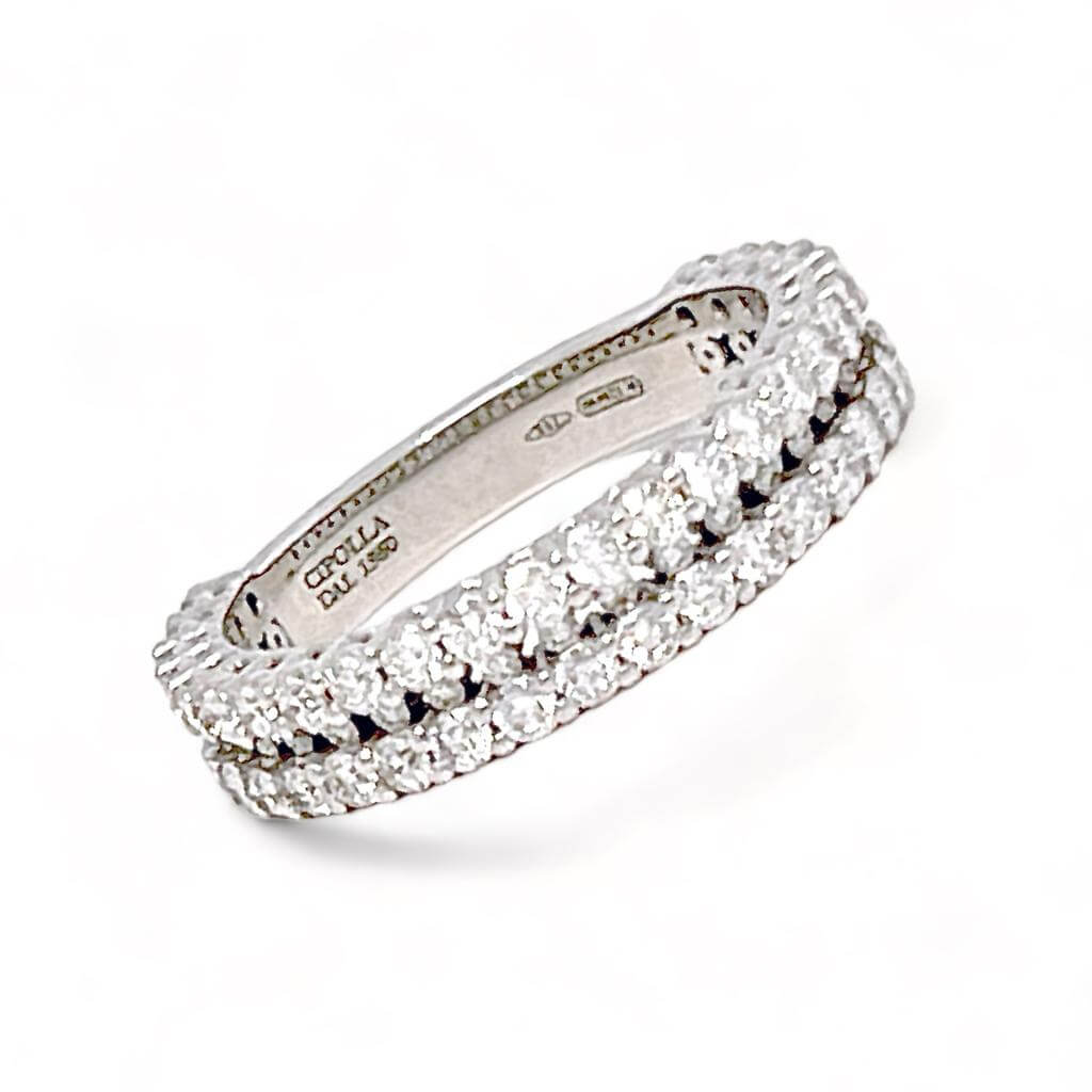 Gold diamond eternity ring 750% Art. 747A01DW