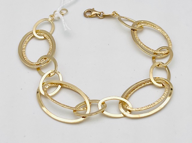 925% gold silver chain bracelet Art.602006