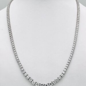 Girocollo tennis oro bianco e diamanti Art. GR479
