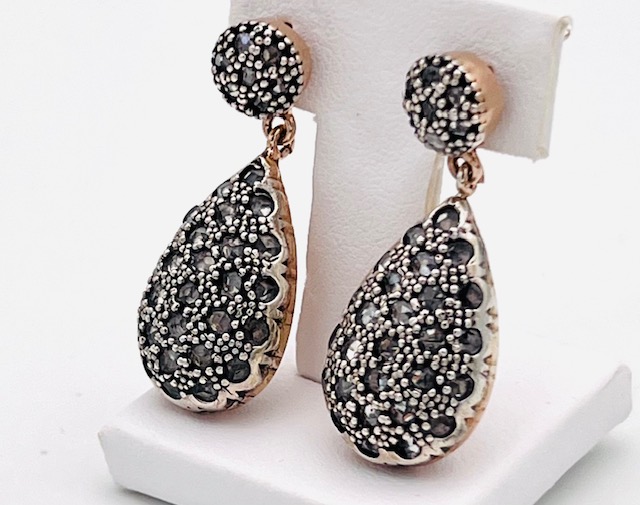 Art.TOPARG Antique Drop Patch Earrings