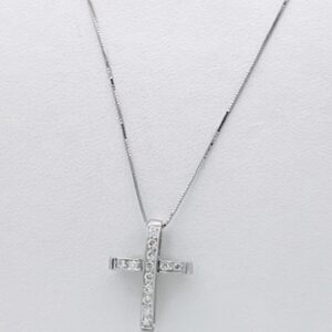 Pendente croce con diamanti art. GR464-1