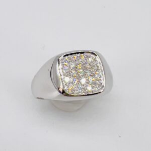 CHEVALIER ring white gold diamonds art. AN2885-2