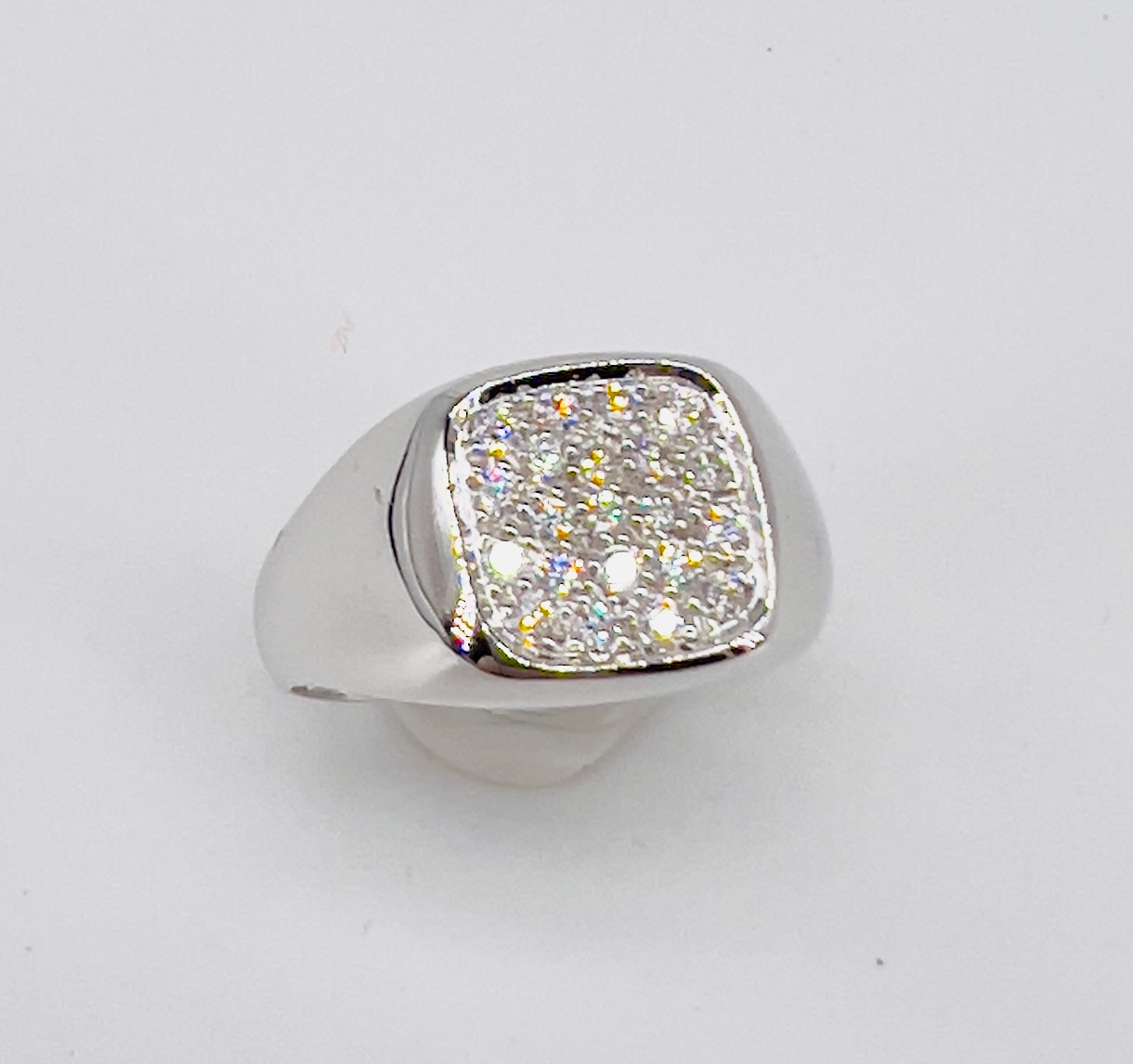 Anello CHEVALIER oro bianco diamanti art. AN2885-2