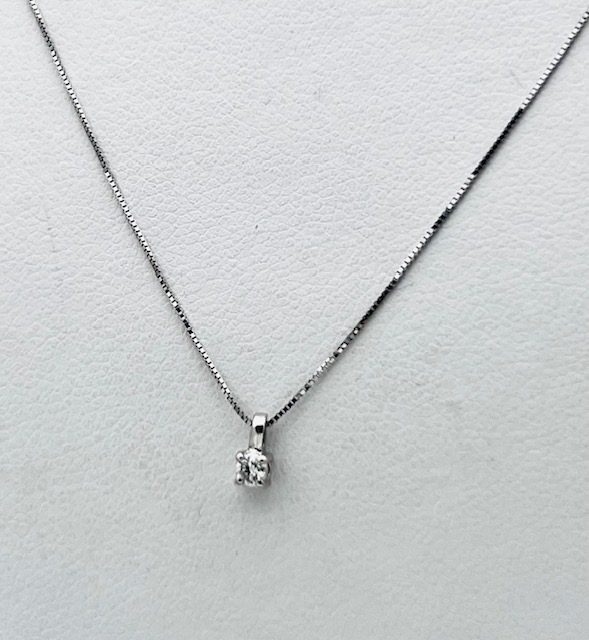 Pendente punto luce diamanti e oro SOGNO Art. CD737-2