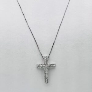 Pendente croce con diamanti art.GR420-1