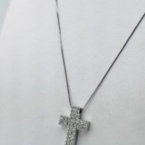Pendente croce con diamanti art.GR421