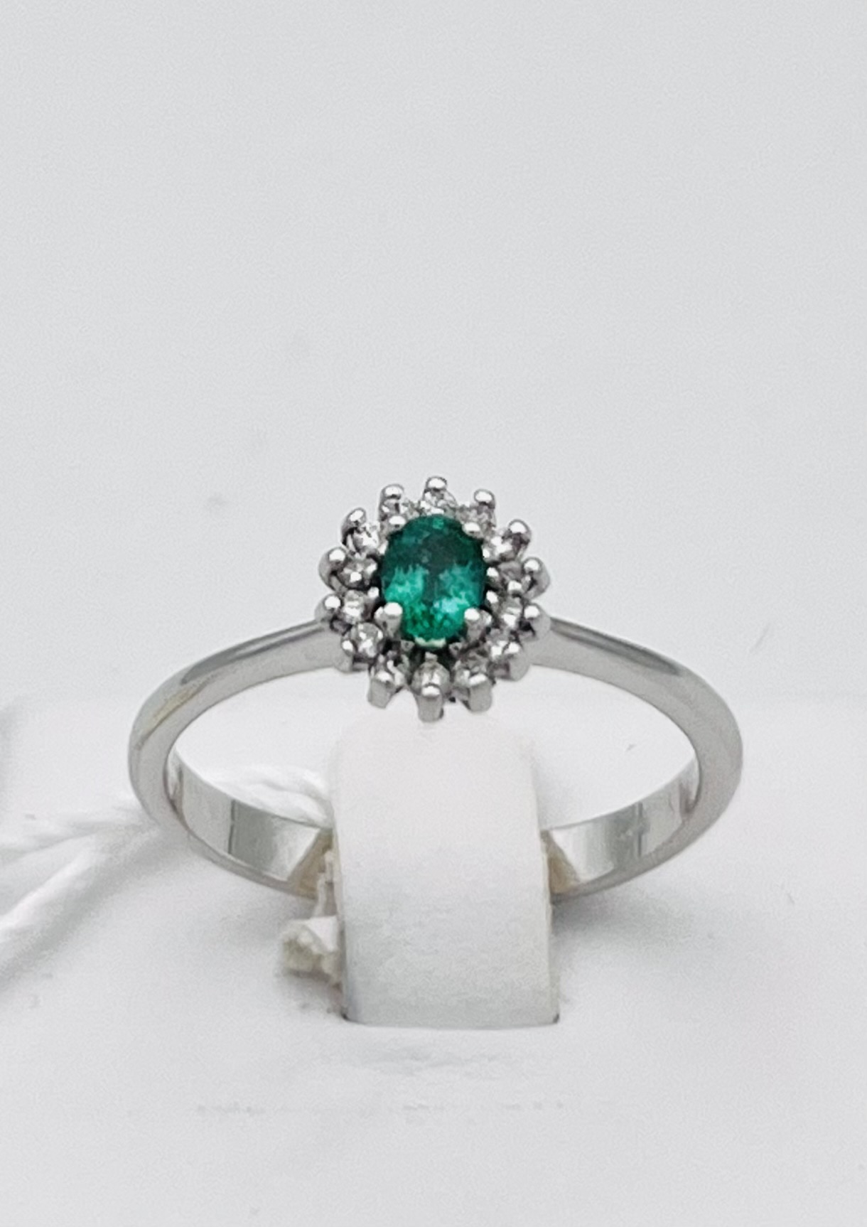 Anello smeraldo diamanti oro 750% BON TON art.AN2467-4