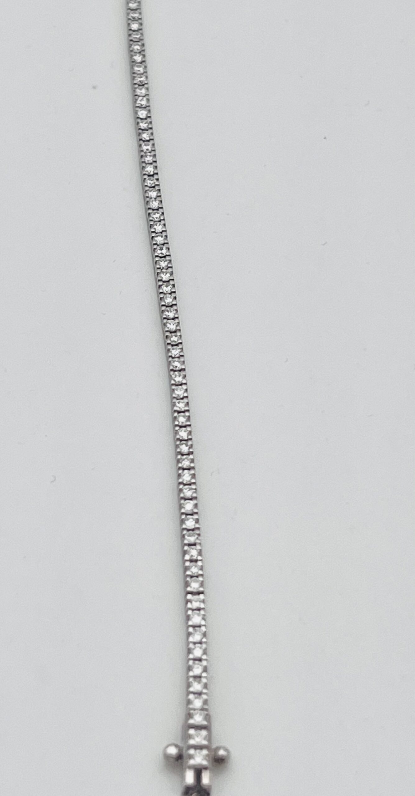 Bracciale tennis di diamanti oro bianco 750% DESIDERIO Art.BR399