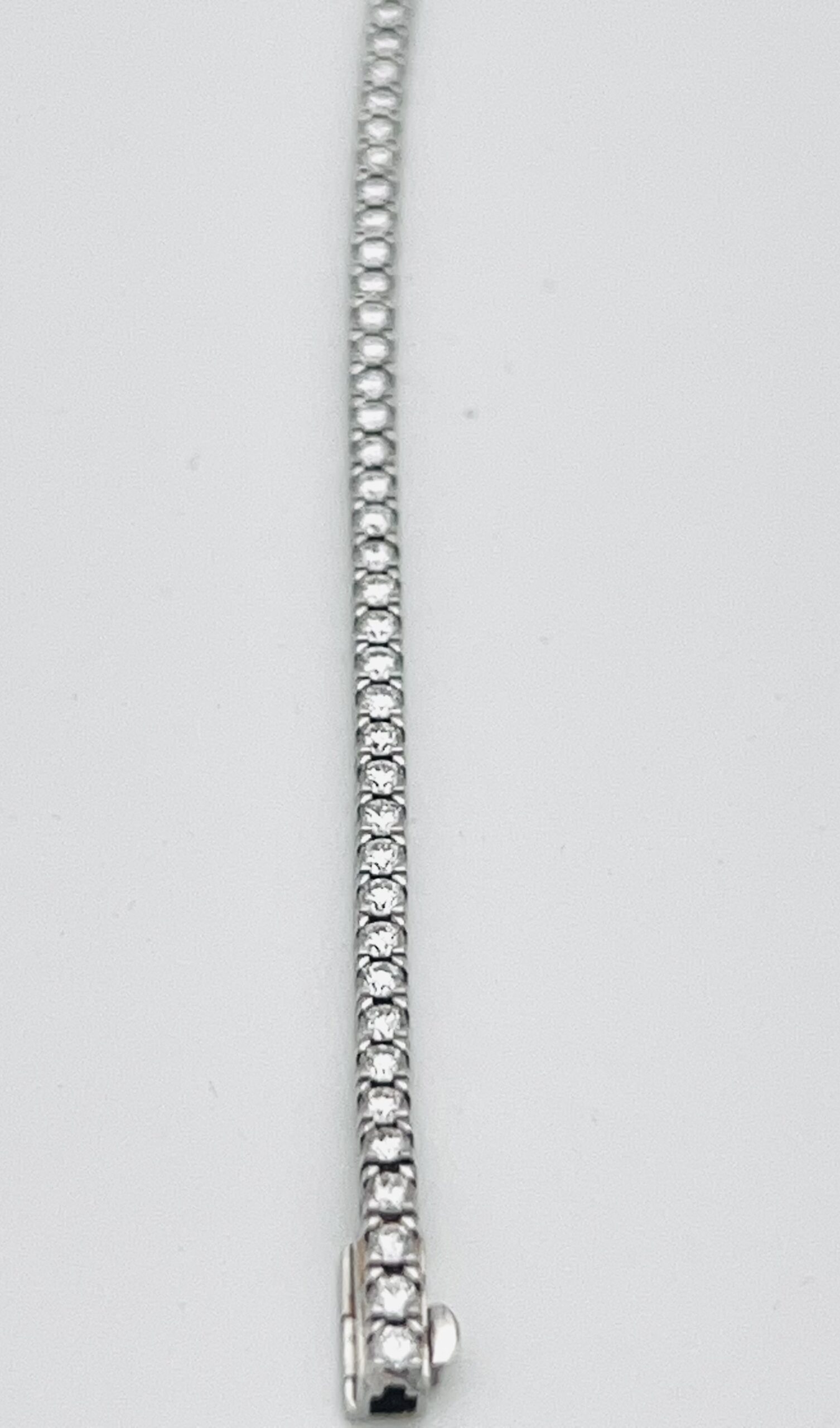 Bracciale tennis di diamanti oro bianco 750% DESIDERIO Art.BR270