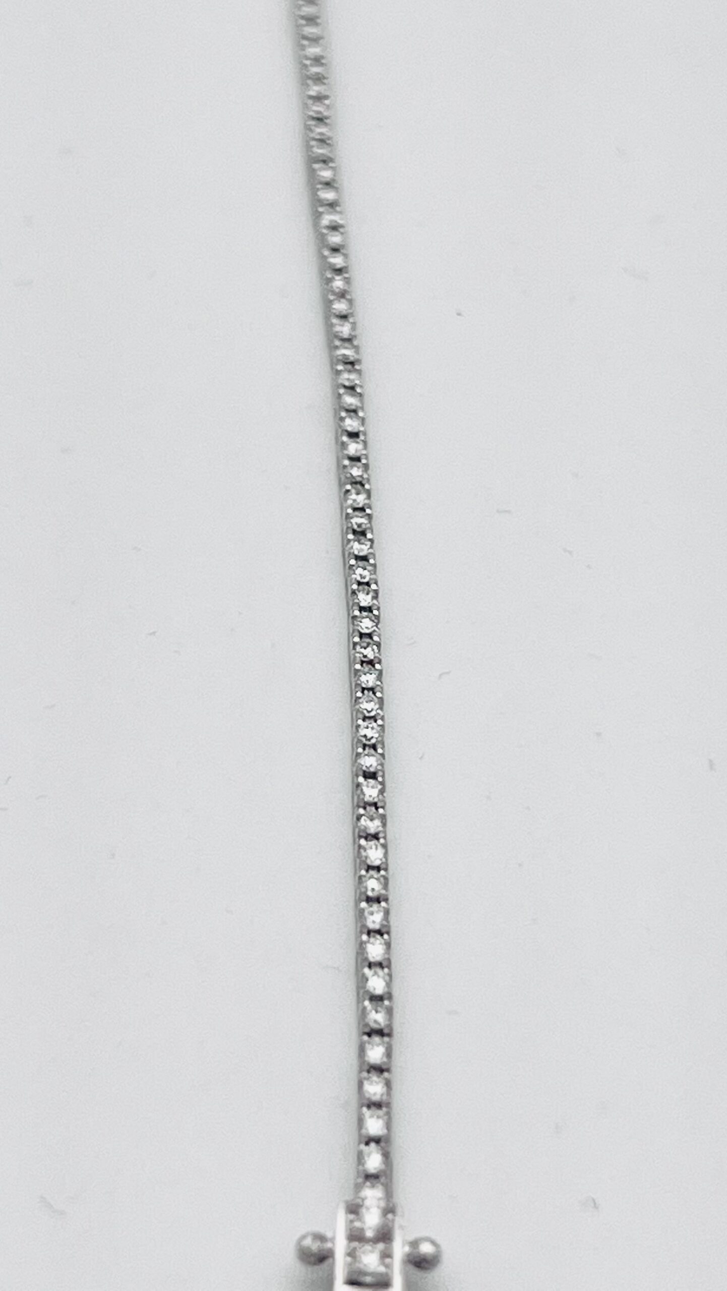 Bracciale tennis di diamanti oro bianco 750% DESIDERIO Art.BR 397-2