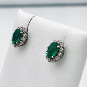 Orecchini smeraldi e diamanti BELLE EPOQUE Art. OR1366