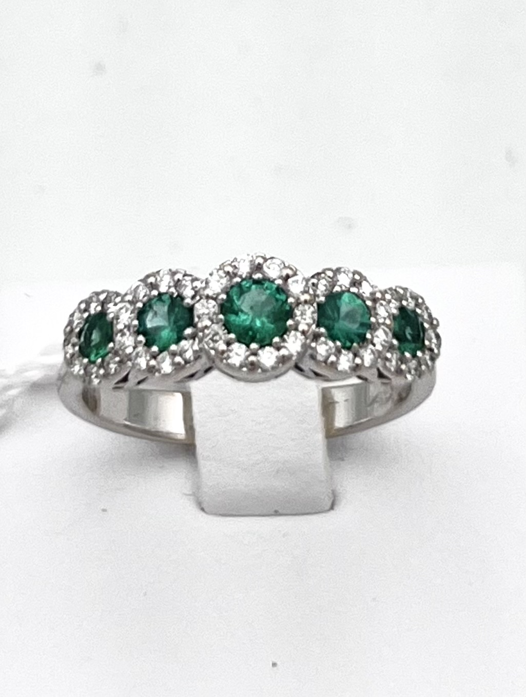 Anello veretta smeraldo e diamanti BELLE EPOQUE  ART. AN1034