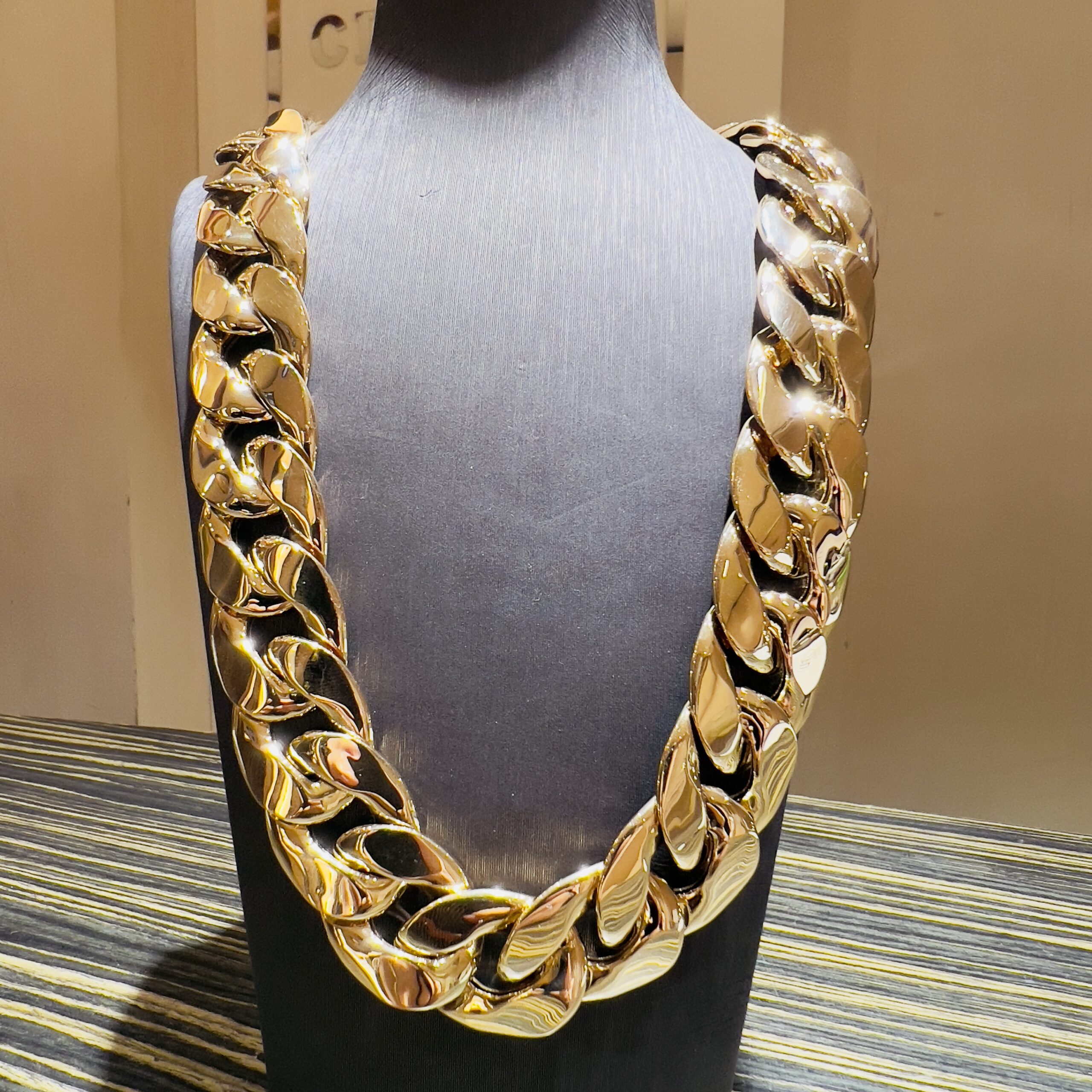 Yellow gold necklace 750% Art. GRUMETTE1