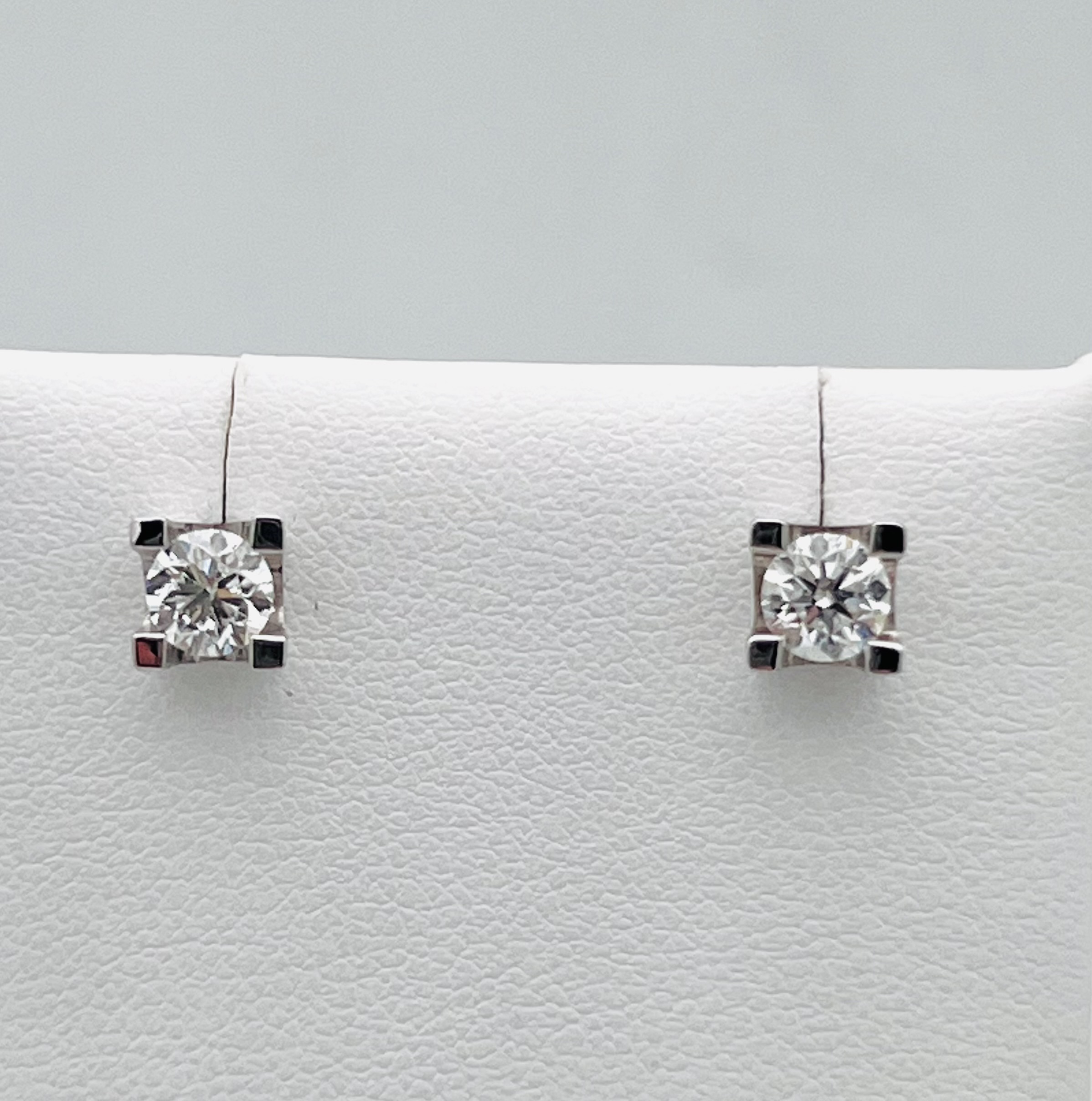 Light point earrings in white gold DESIDERIO ART.OR836