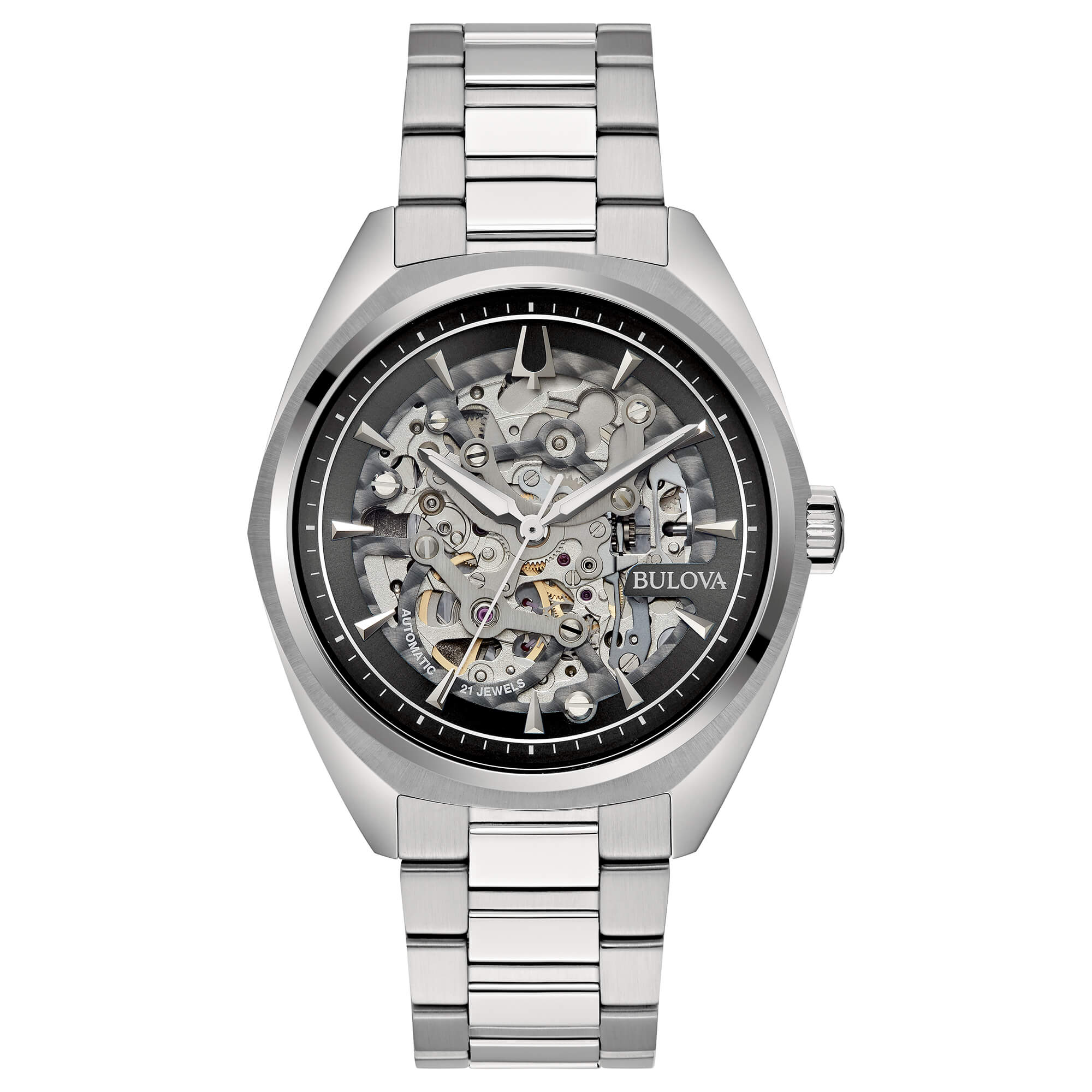 Bulova Surveyor Automatic Skelethon 96A293 Watch