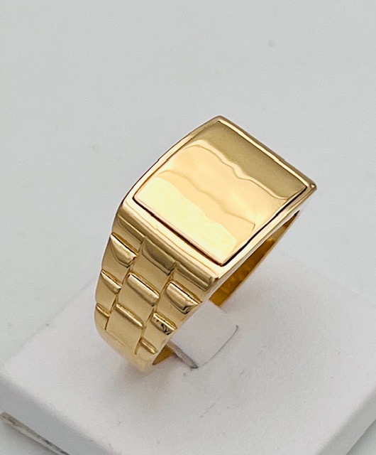Men’s ring in yellow gold 750% art.AURG1
