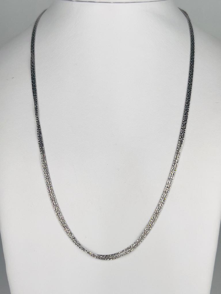 Desmos Spark Necklace in Silver Art.N03F01500W