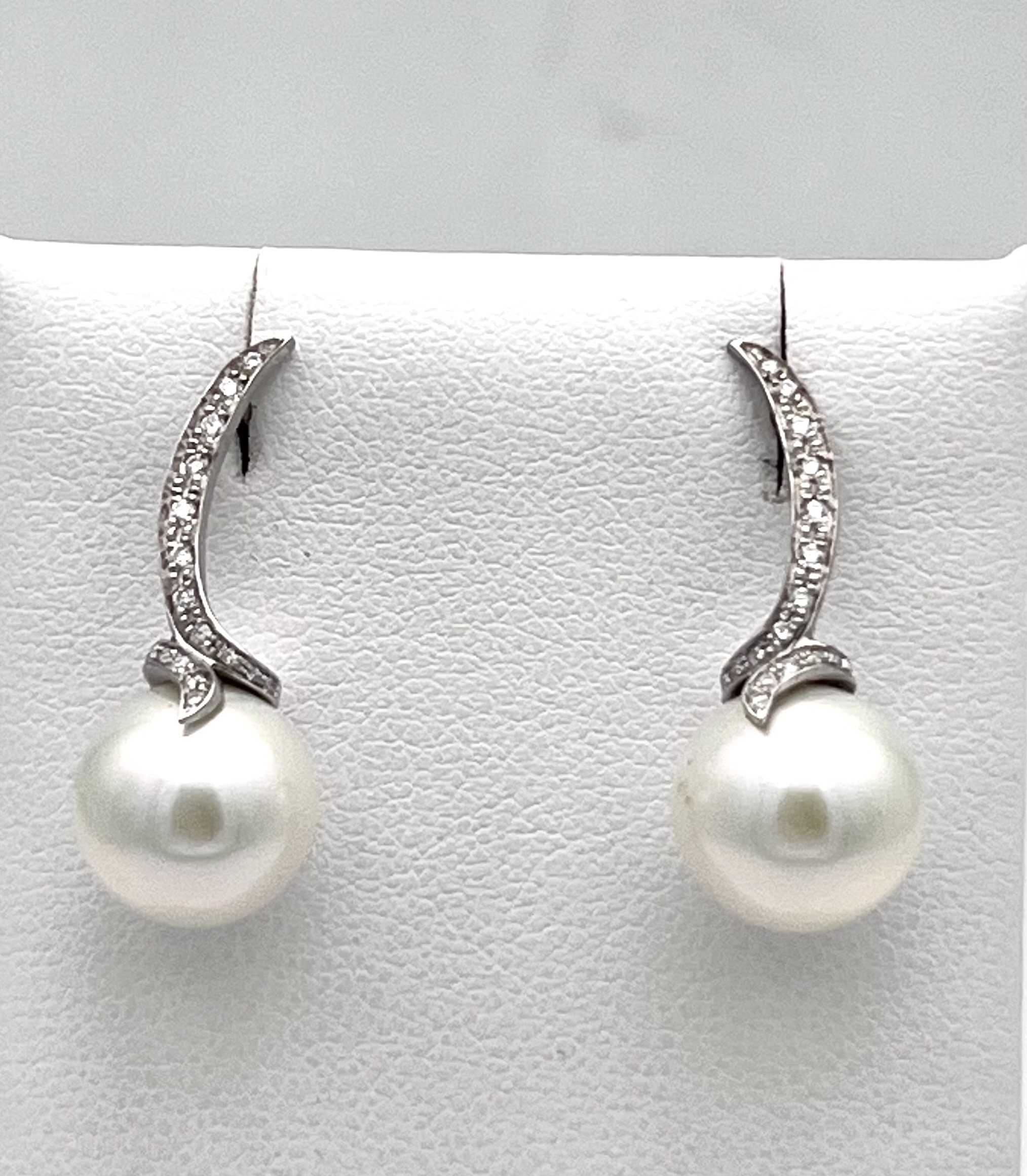 Orecchini perle oro bianco  Art.ORP253-3