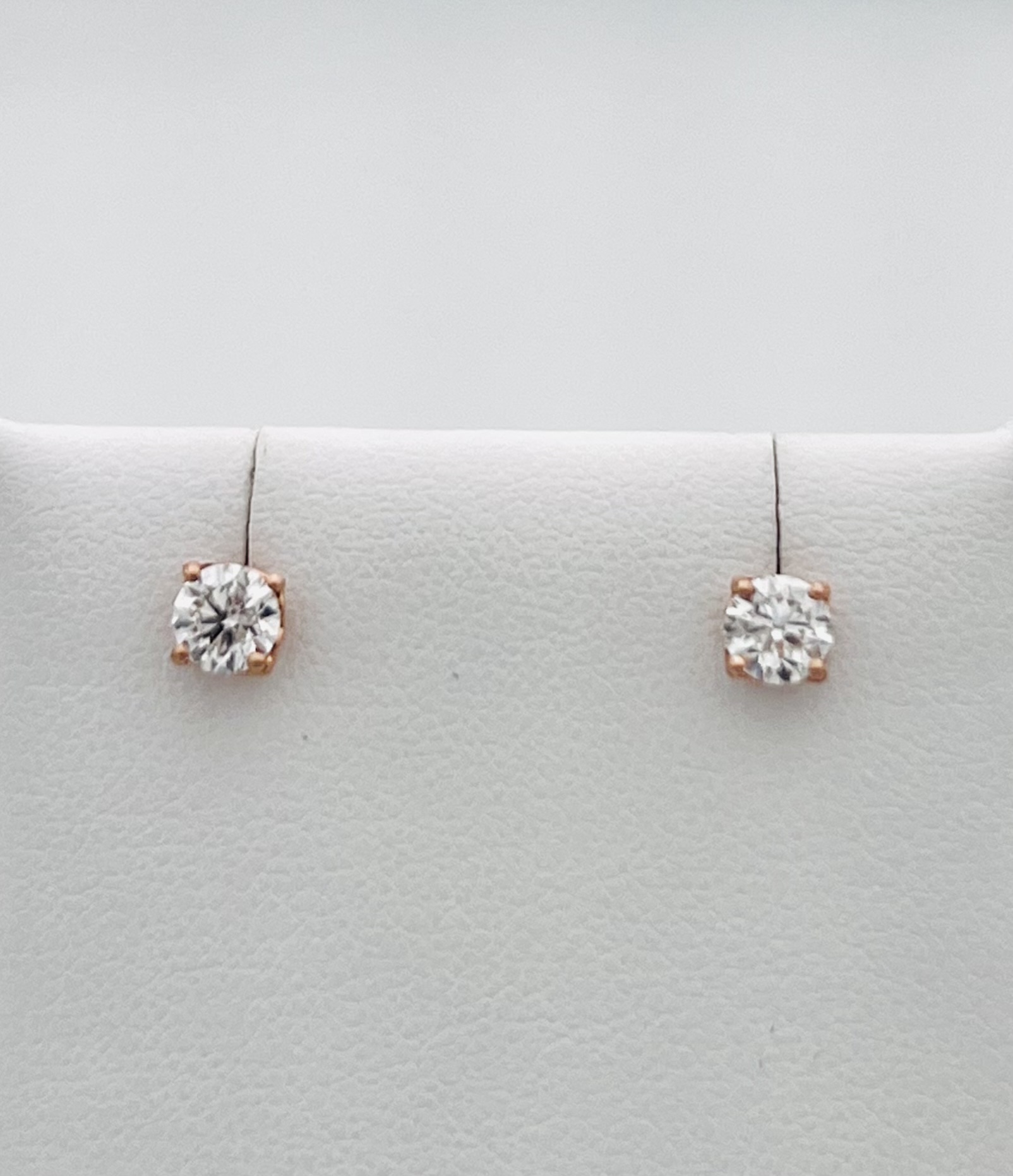 Rose Gold and CUPID Diamond Dot Light Earrings Art. OR1516