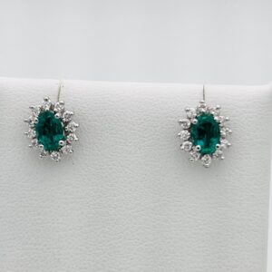 Orecchini smeraldi e diamanti Art.OR1283