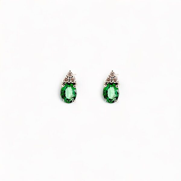 Emeralds and diamonds earrings Art.OR560