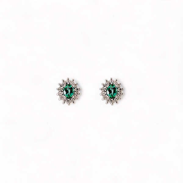 Orecchini smeraldi e diamanti BON TON Art. OR1513-1