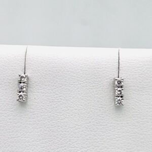 Orecchini  trilogy oro e diamanti Art. OR062