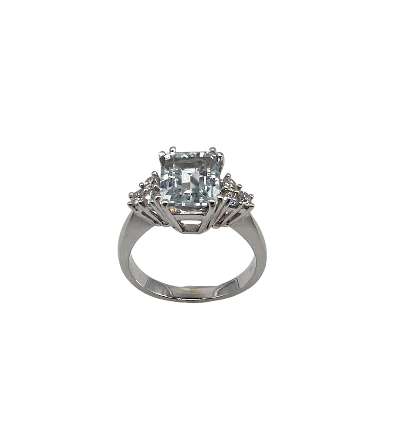 Aquamarine and diamond ring GEMME Art. AN2956