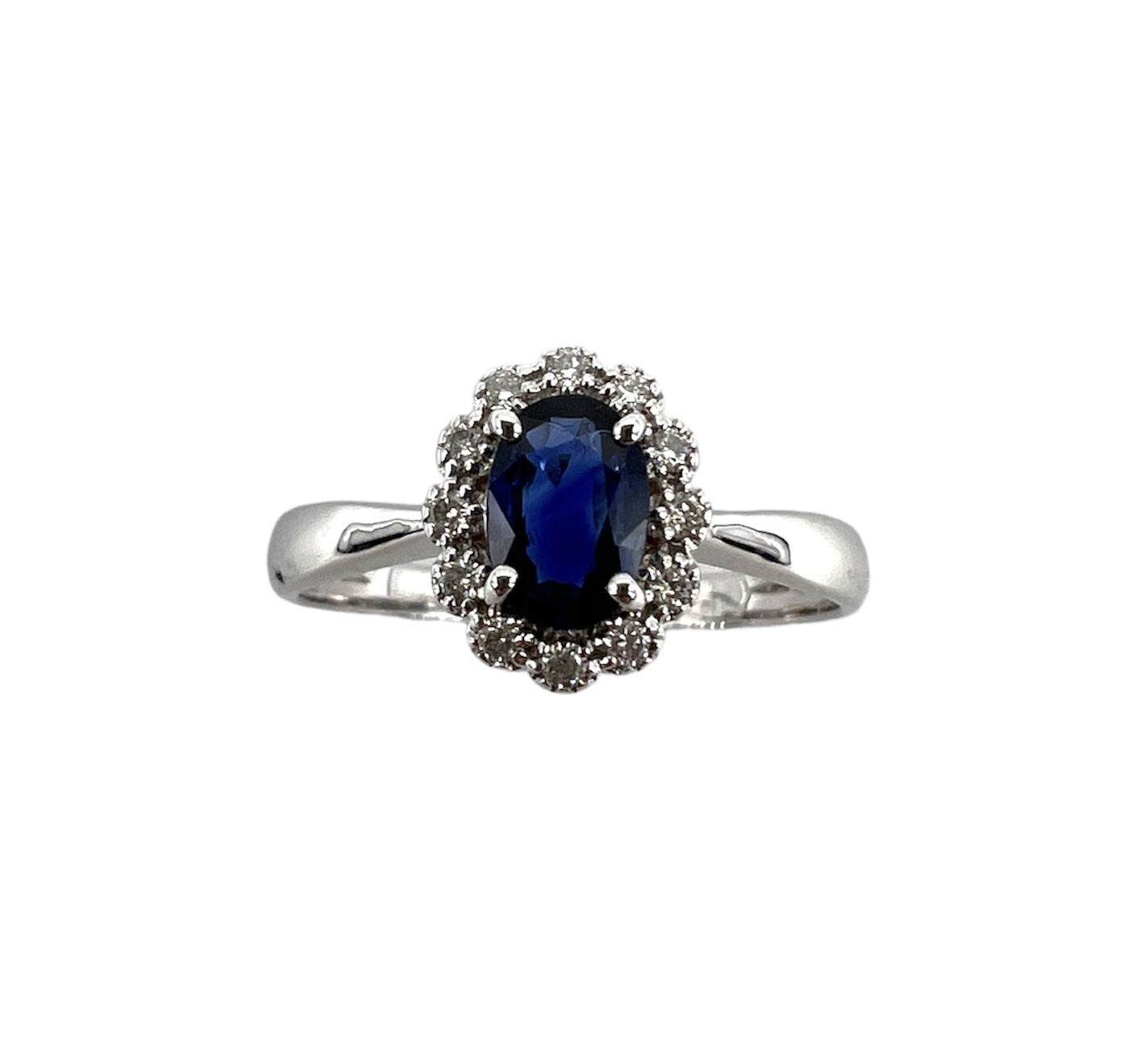 Sapphire and diamond ring in 750% gold BELLE EPOQUE ART. AN2661-1