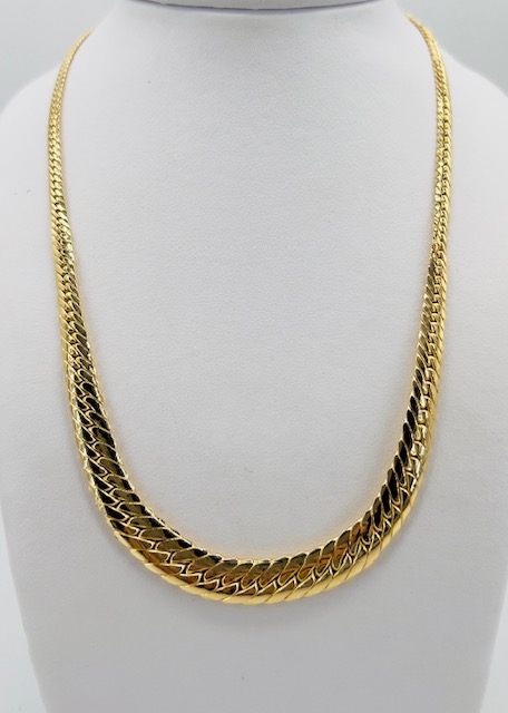 COBRA Round Necklace Yellow Gold 750% Art.GGOR1