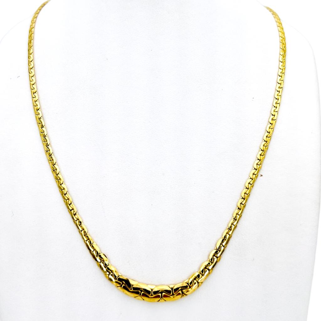 COBRA necklace yellow gold 750% Art. GGOR6