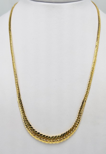 Collana girocollo COBRA oro giallo 750% Art.GGOR17