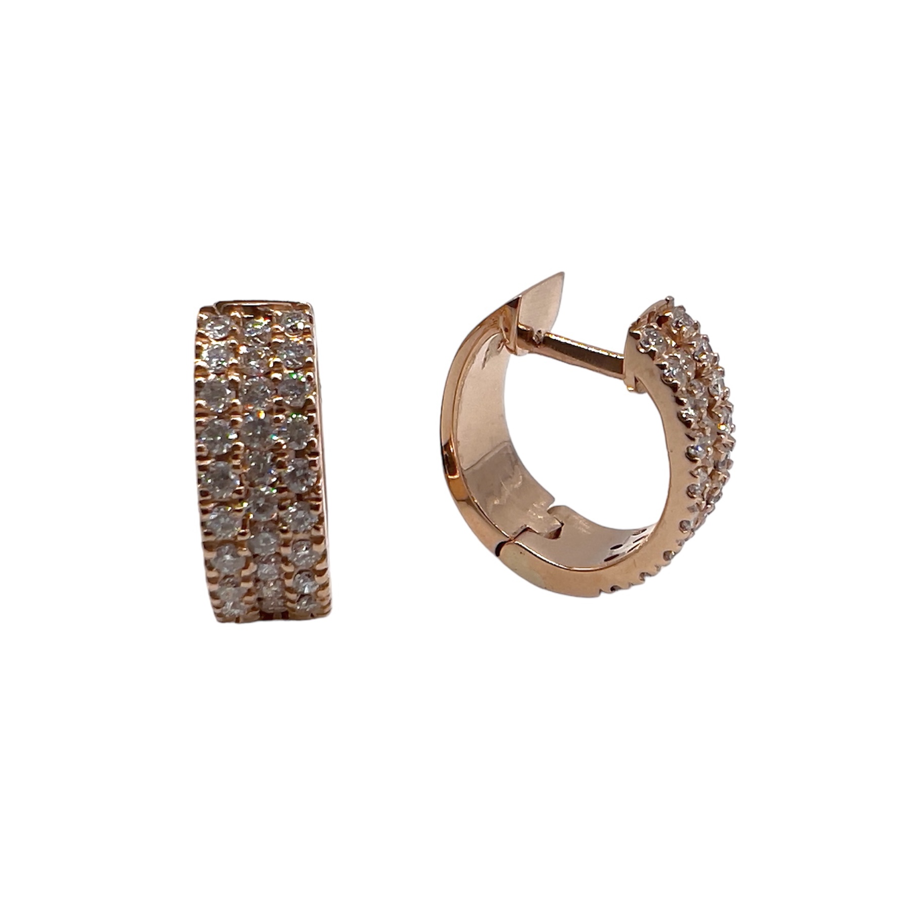 Circle earrings with diamonds Art.OR1559-Z