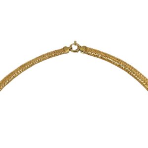 Collana girocollo in filo d’oro giallo 750% Art. CMF01