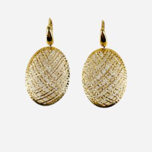 750% Gold Filigree Pendant Earrings Art. ORPEND2