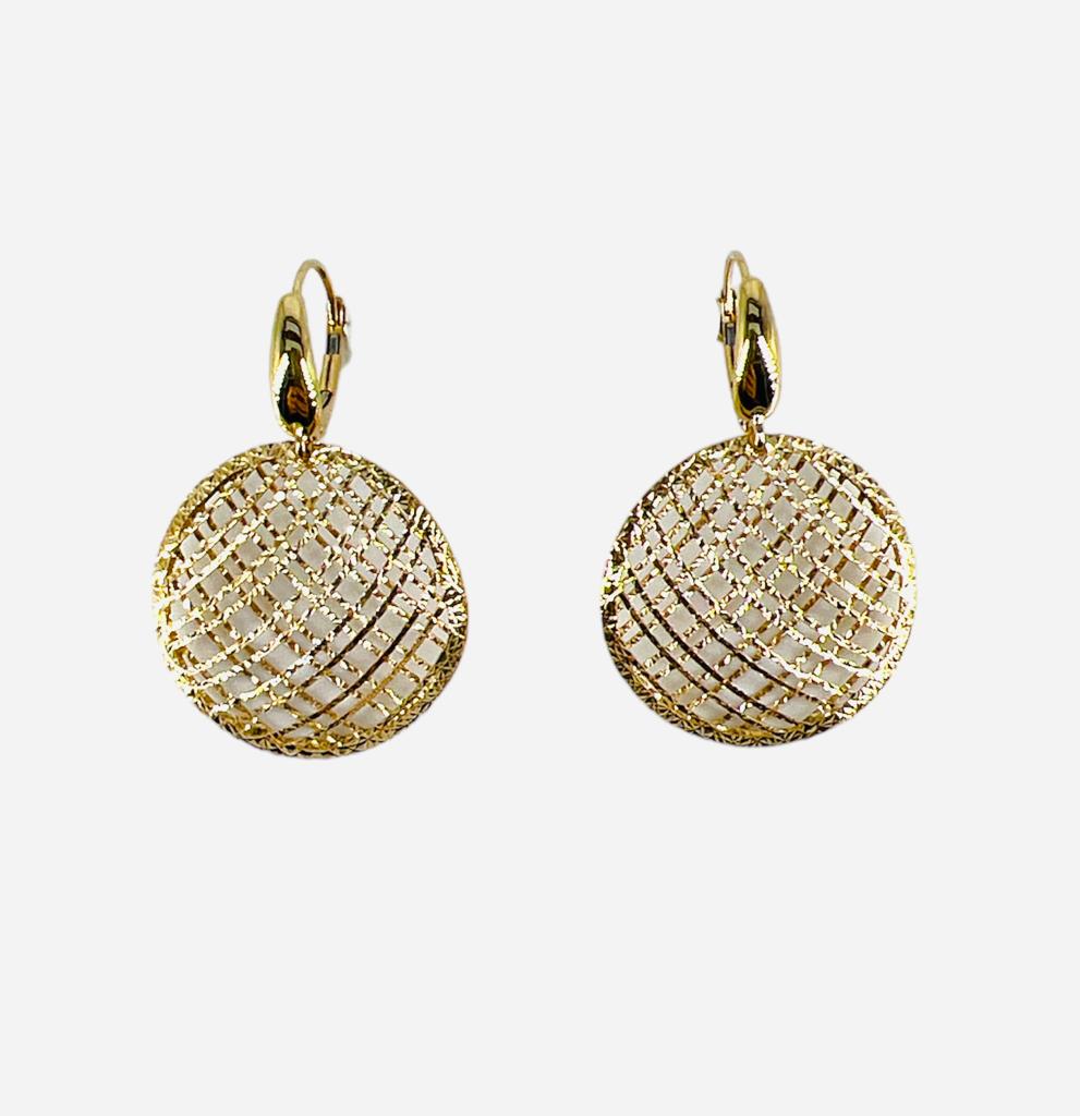 Earrings pendant filigree gold 750% Art. ORPEND3
