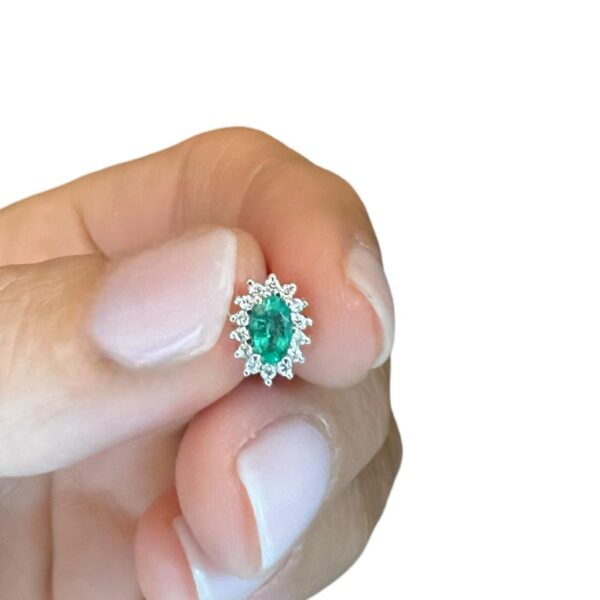 Orecchini smeraldi e diamanti BON TON Art.7699/ORS