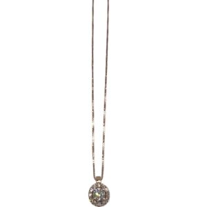 Pendente punto luce oro rosa e diamanti SETA Art.CD961-1