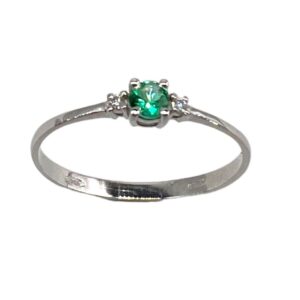 Anello diamanti smeraldo GEMME Art. AN2976