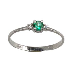 GEMSTONE emerald diamond ring Art. AN2976