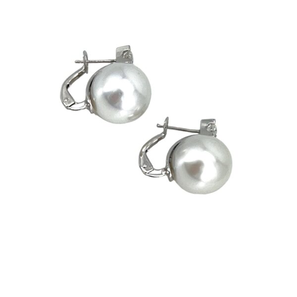 Orecchini perle Australiane oro bianco Art.ORP278
