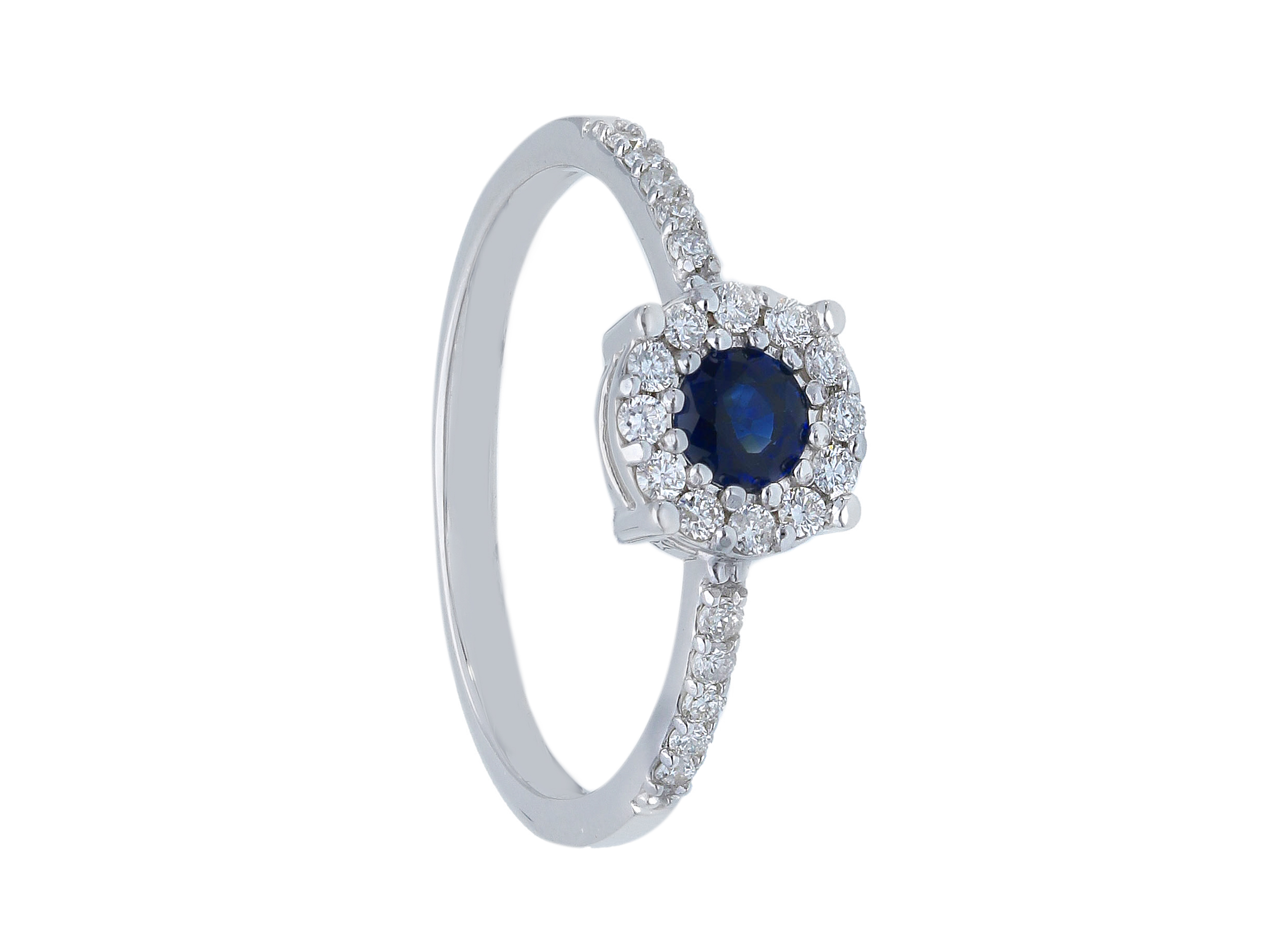 Sapphire and diamond ring in 750% BELLE EPOQUE gold ART.264857ZB