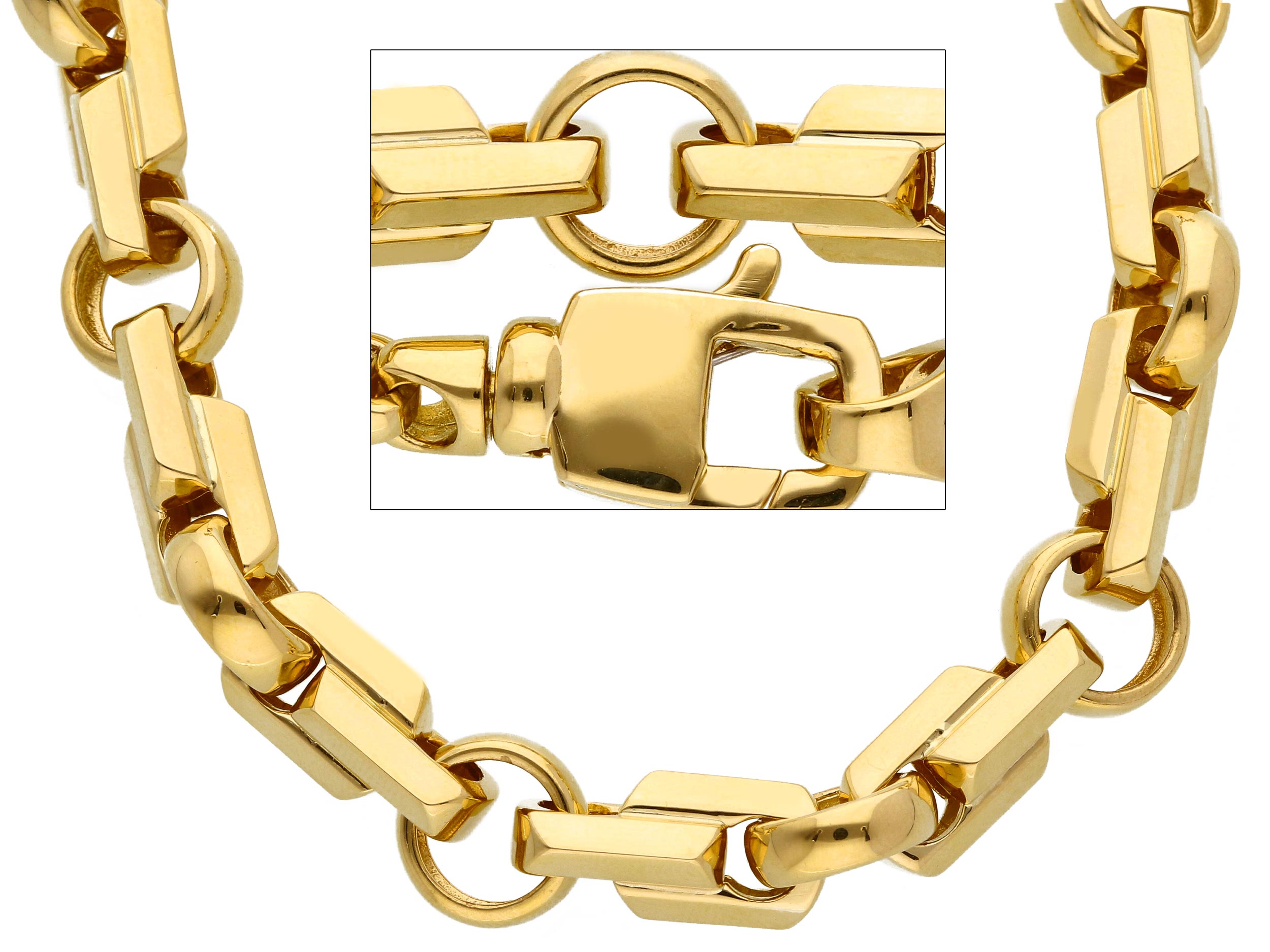 Chain necklace in gold 750% Gr. 82.70 Art. MBM727GG50