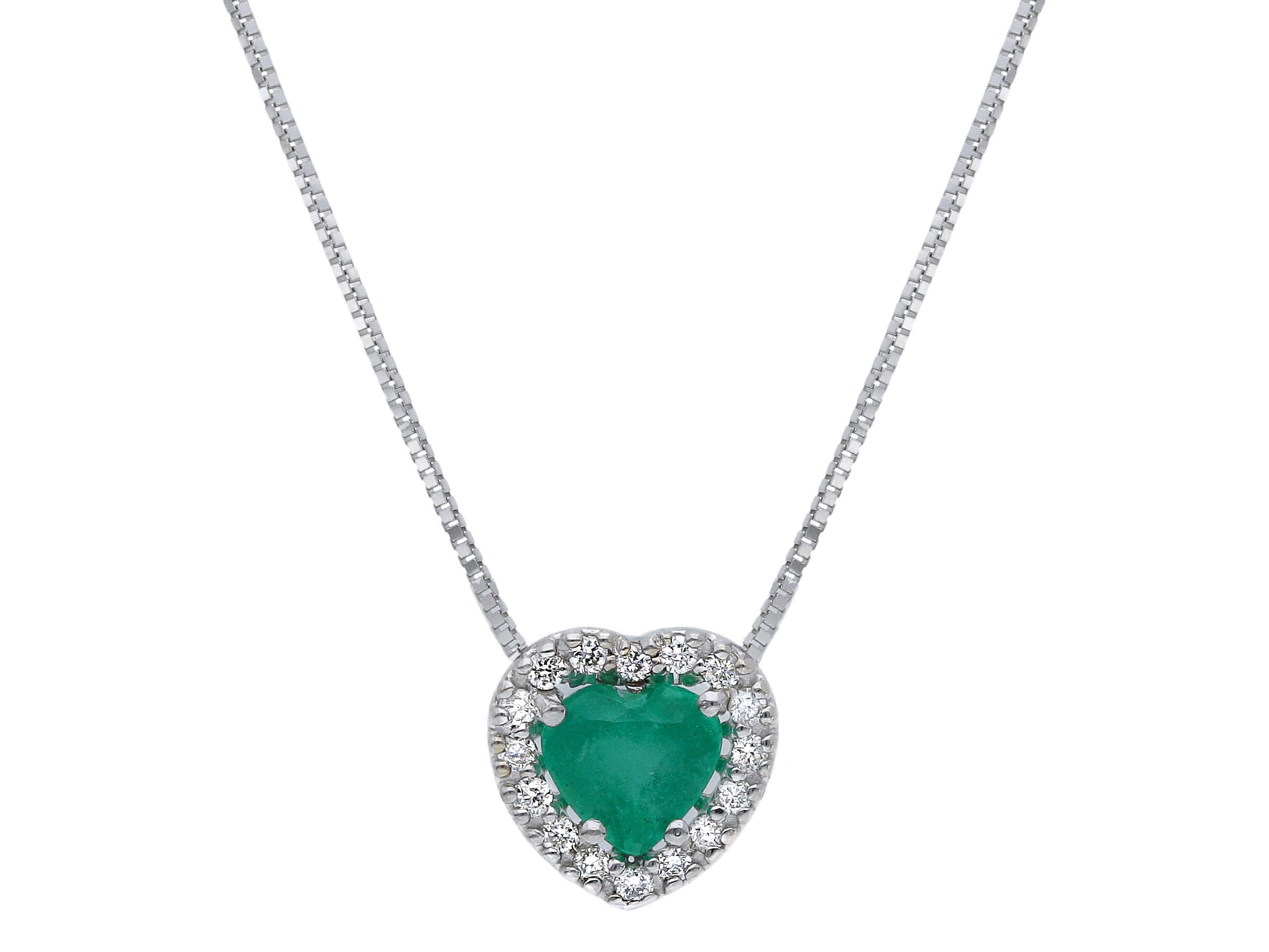 Pendente smeraldo e diamanti BELLE EPOQUE art.262852SB