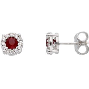 Orecchini Rubini Oro e Diamanti BELLE EPOQUE Art. 264856RB
